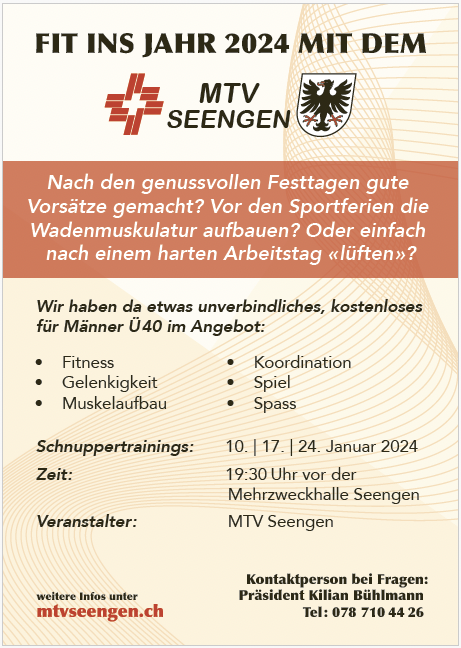 Fit ins Jahr 2024